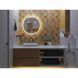 Зеркало Luxury Wood Perfection Slim с подсветкой LED, дуб натуральный, сенсорная кнопка-димер, 650х650мм 551595 фото 5