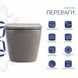 Унитаз подвесной Qtap Robin Ultra Quiet 520&times;365&times;340&nbsp;мм, Stone grey, с сиденьем Slim Duroplast / Soft-close / Quick Release QTROB26SG48996 SD00055120 фото 3