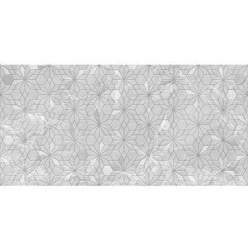 Плитка Golden Tile Gloria Flowers Сірий GL2151 30Х60 см 565619 фото