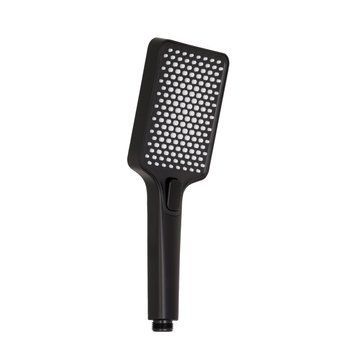 Лійка для ручного душу Qtap Rucni 140x95 мм прямокутна QTRUC125BLM45959 Black Matt SD00052083 фото