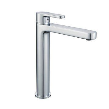 Змішувач латунний для раковини Lidz Astra 001FH високий (k35) LDAST001FHCRM48090 Chrome SD00054214 фото
