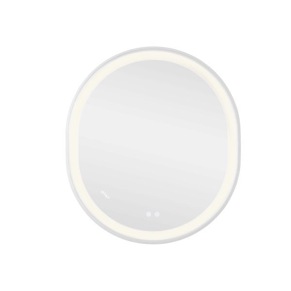 Дзеркало Qtap Gemini 800х700 з LED-підсвічуванням Touch, з антизапотіванням, з димером, рег. темп. кольору (3000-6500K) QT2578R8071W SD00052318 фото