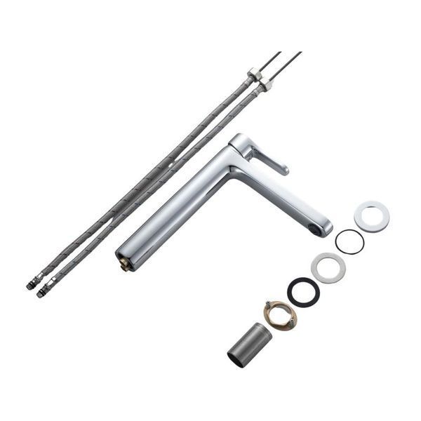 Смеситель латунный для раковины Lidz Astra 001FH высокий (k35) LDAST001FHCRM48090 Chrome SD00054214 фото