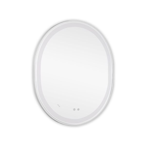 Дзеркало Qtap Gemini 800х700 з LED-підсвічуванням Touch, з антизапотіванням, з димером, рег. темп. кольору (3000-6500K) QT2578R8071W SD00052318 фото