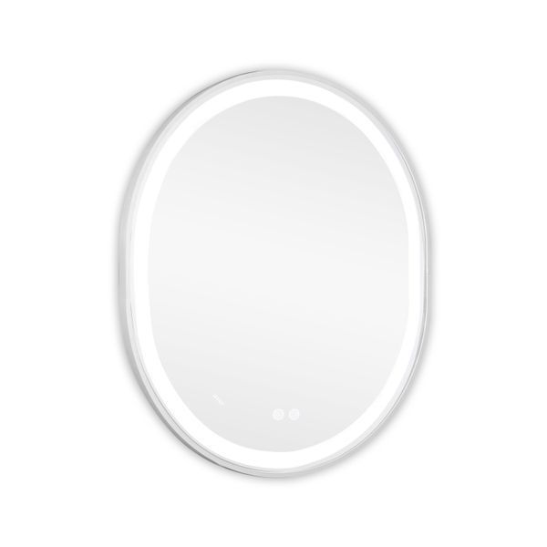Дзеркало Qtap Gemini 800х700 з LED-підсвічуванням Touch, з антизапотіванням, з димером, рег. темп. кольору (3000-6500K) QT2578R8071W SD00052318 фото