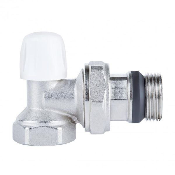 Кран радіаторний Icma 3/4" з антипротіканням кутовий без ручки №805+940 SD00023708 фото