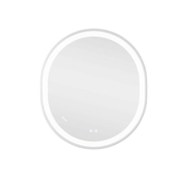 Дзеркало Qtap Gemini 800х700 з LED-підсвічуванням Touch, з антизапотіванням, з димером, рег. темп. кольору (3000-6500K) QT2578R8071W SD00052318 фото