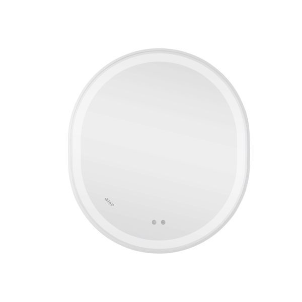 Дзеркало Qtap Gemini 800х700 з LED-підсвічуванням Touch, з антизапотіванням, з димером, рег. темп. кольору (3000-6500K) QT2578R8071W SD00052318 фото