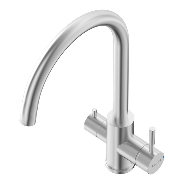 ARGO-S змішувач для кухні, f03409016FS, з підключенням питної води, сталь 95503 фото