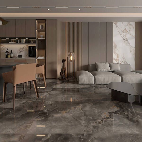 Керамограніт Almera Ceramica-2 MS715L56 Brown Onyx 75х150 см 597911 фото