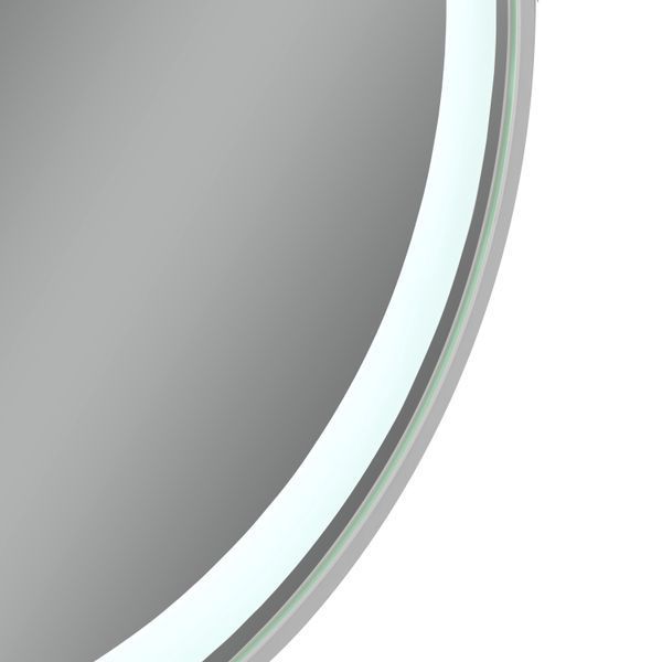 Дзеркало Qtap Gemini 800х700 з LED-підсвічуванням Touch, з антизапотіванням, з димером, рег. темп. кольору (3000-6500K) QT2578R8071W SD00052318 фото