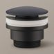 Донный клапан Cielo PIL01NM(BA) click-clack черный матовый/ цвет крышки Basalto 354155 фото 1