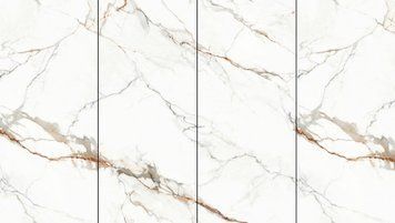 Плита керамограніт 1200*2700 Carrara Gold Mat 98715 фото