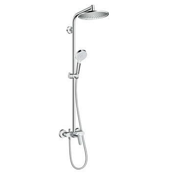 Crometta S 240 1jet Showerpipe Душова система з одноважiльнийним змішувачем, хром 58587 фото