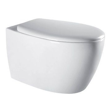 SAFIR Rimless подвесной унитаз 52*36*35см, сидение Duroplast Slim slow-closing 84068 фото