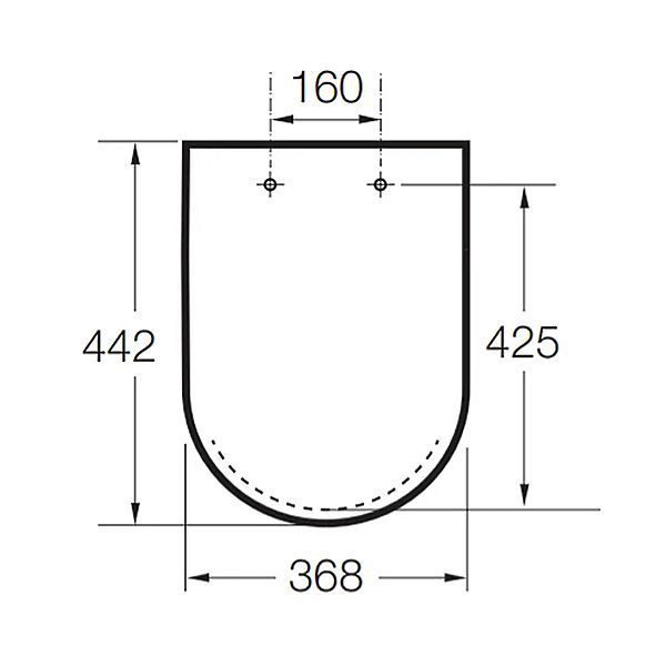 INSPIRA Round кришка з сидінням для унітазу, кругла, soft closing 51685 фото
