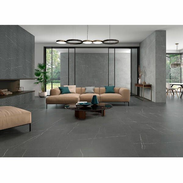 Керамогранит ITT Ceramic Kairos Grey Decor Matt Rect. 59,5х119,2 см декор 520448 фото