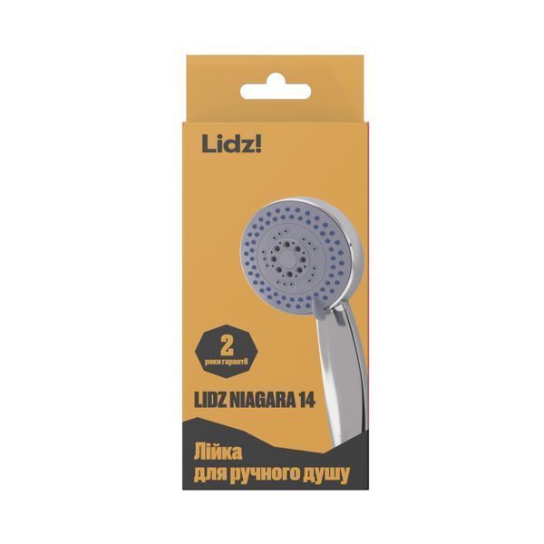 Лійка для ручного душу Лейки Lidz Niagara 14 95 мм округла LDNIA14CRM35465 Chrome SD00041569 фото