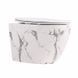 Унитаз подвесной Qtap Robin Ultra Quiet 520&times;365&times;340&nbsp;мм, Marble, с сиденьем Slim Duroplast / Soft-close / Quick Release QTROB26MR48998 SD00055122 фото 1