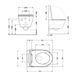 Унитаз подвесной Qtap Robin Ultra Quiet 520&times;365&times;340&nbsp;мм, Marble, с сиденьем Slim Duroplast / Soft-close / Quick Release QTROB26MR48998 SD00055122 фото 2