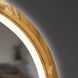 Дзеркало Luxury Wood Freedom Slim з LED підсвіткою, дуб натуральний, сенсорна кнопка-димер, 500х800 мм 551598 фото 4