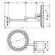 Косметичне зеркало HANSGROHE ADDSTORIS 41790670, чорний 81495 фото 2