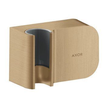 AXOR ONE шлангове з`єднання з тримачем для душу, Fixit Porter, шліфованна бронза 90032 фото