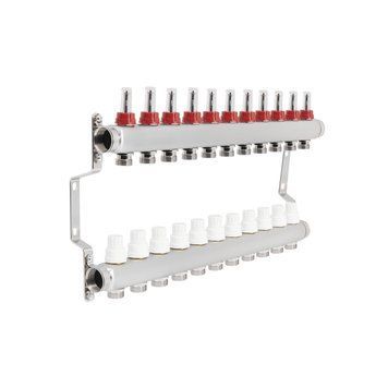 Коллектор с расходомерами Thermo Alliance Standart 1" 11 выходов SD00411 SD00041510 фото