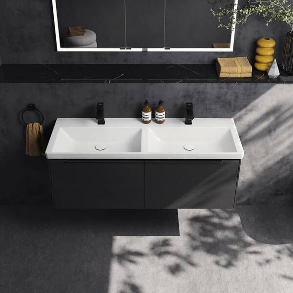 Змішувач для раковини Villeroy&Boch Subway 3.0 TVW112003000K5 чорний матовий 577891 фото