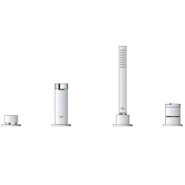 Змішувач для ванни Grohe Plus 29307004 з душовим набором, на борт, хром 598032 фото