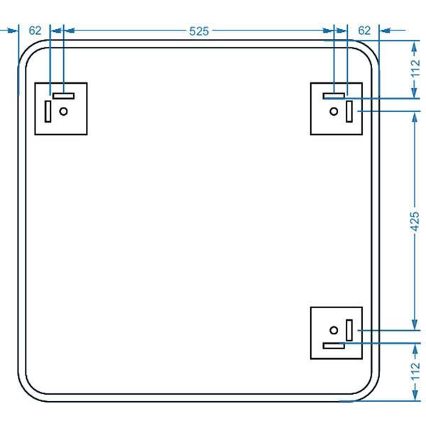 Дзеркало Devit Basic 4700700 700х700 мм закруглене 592830 фото