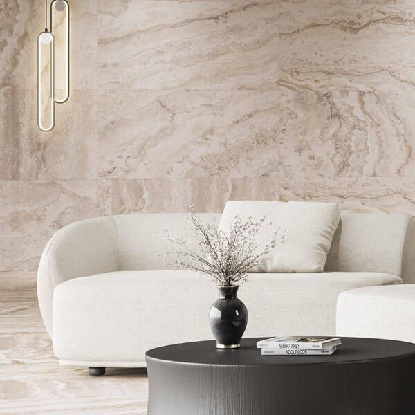 Керамогранит Azteca Travertine Tivoli Soft 120 Ivory 60х120 см 551740 фото