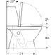 Унитаз-компакт KOLO Runa L89206200 с сиденьем с крышкой Duroplast, soft-close 531532 фото 5