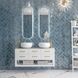 Плитка Golden Tile Como Синій Рельєф COМ061 10Х30 см 508503 фото 2