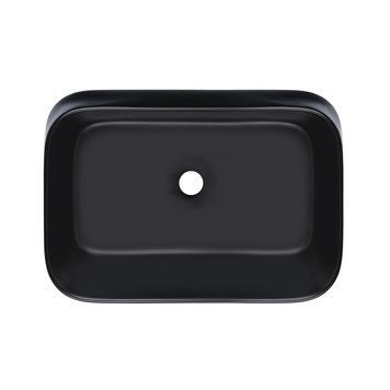 Раковина-чаша Qtap Scorpio 550х390х120 Matt black QT14112243MBN SD00052895 фото