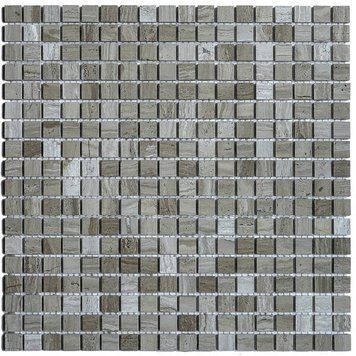 Мозаїка Mozaico De Lux Cl-Mos CCLAYRK23001 Dark Grey Stone 30,5х30,5 см 547404 фото
