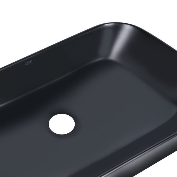 Раковина-чаша Qtap Scorpio 550х390х120 Matt black QT14112243MBN SD00052895 фото