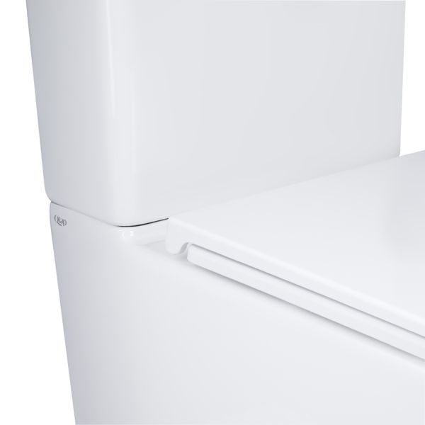 Унітаз підлоговий Qtap Tern Ultra Quiet безобідковий з сидінням Soft-Close QT17226003AW White SD00051948 фото