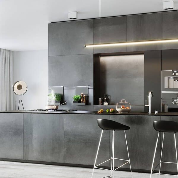 Керамограніт Opoczno Grava Graphite 59,8x119,8 см 429066 фото