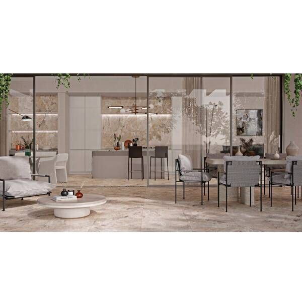 Керамограніт Cersanit Pulsar Beige Matt Rect** 59,8x59,8 см 574981 фото