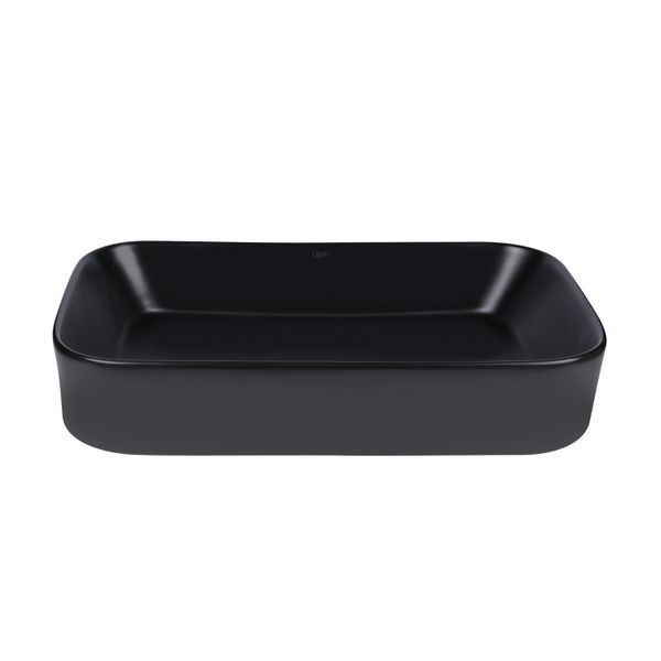 Раковина-чаша Qtap Scorpio 550х390х120 Matt black QT14112243MBN SD00052895 фото