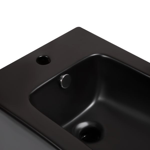 Біде підлогове Qtap Scorpio 530x360x395 Matt black QT14441003CMB SD00042524 фото