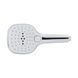 Лейка для ручного душа Qtap Rucni 120х120 мм прямоугольная QTHLA120N3KCW Chrome/White SD00042068 фото 3