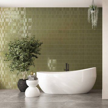 Плитка Monopole Ceramica Melody Olive Brillo 20x20 см 583714 фото