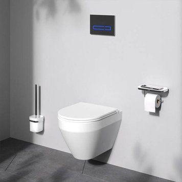 Унитаз подвесной AM PM Spirit V2.0 AquaSpin CSB1900SC с сиденьем микролифт, белый 594988 фото