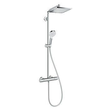 Crometta Е 240 1jet Showerpipe Душова система з термостатом, хром 54261 фото