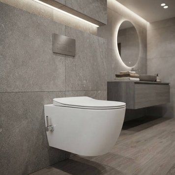 Унитаз-биде подвесной Creavit Free FE322-34CB00E-0002 с сиденьем Soft Close KC0903.02.0000E белый глянец 605627 фото
