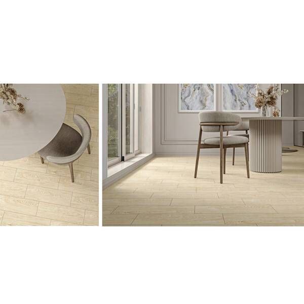 Керамограніт Cersanit Tornwood Beige 18,5x59,8 см 597140 фото