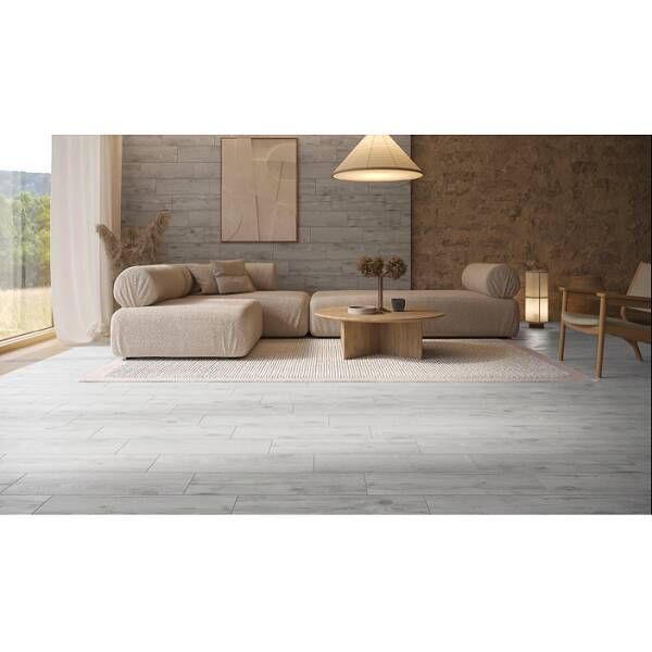 Керамограніт Cersanit Brantwood Light Grey** 18,5x59,8 см 571198 фото