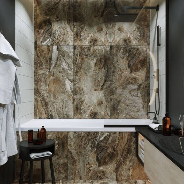 Керамограніт Ceramica Deseo Vesuvio Коричневий 4F7980 60x120 см 594183 фото